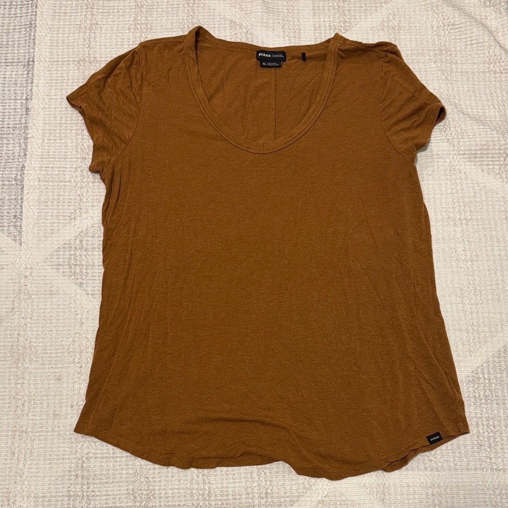 Prana Rust Short Sleeve Tee